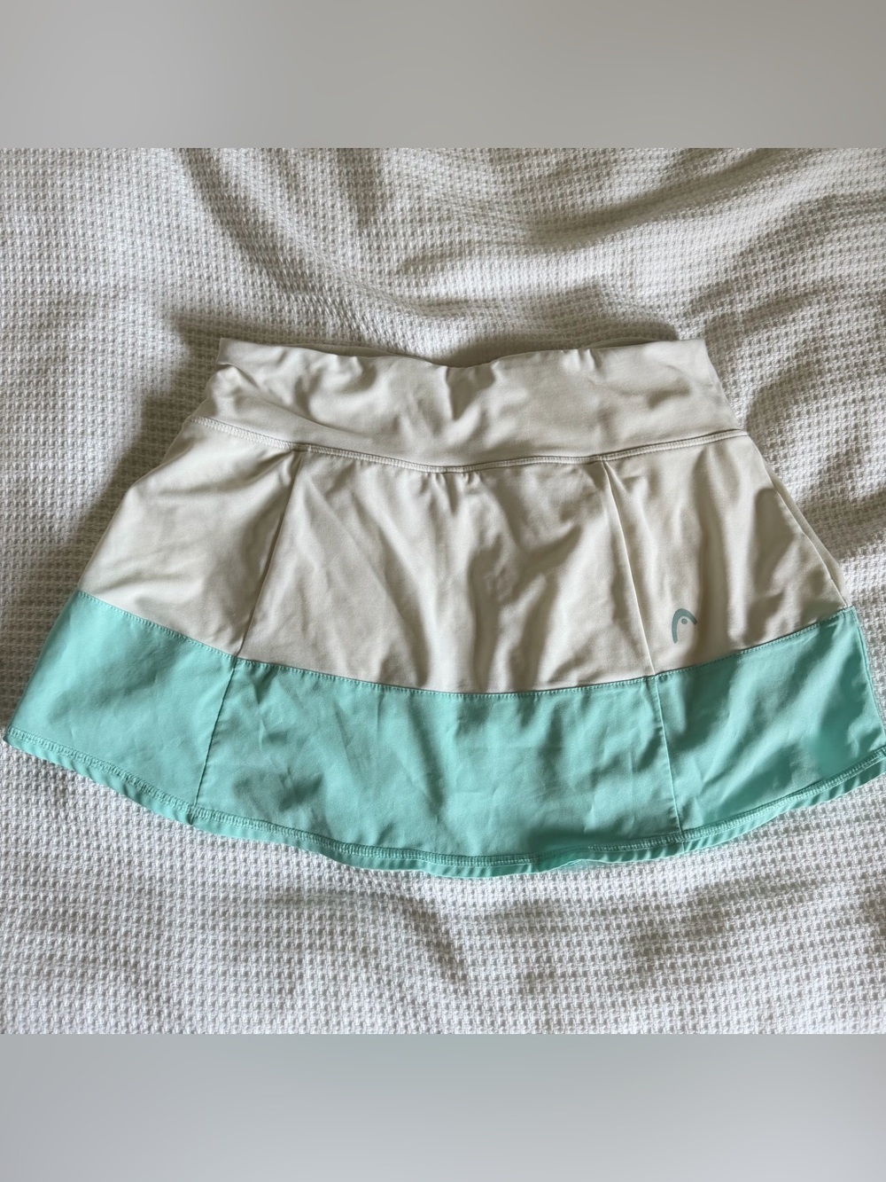 Head Cream and Mint Two-Tone Tennis Skirt